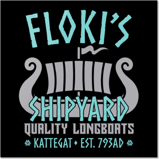Viking Shipyard est 793 Posters and Art